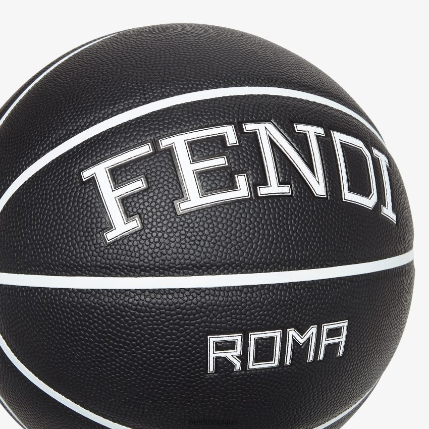accessoires Fendi ballon de basket en caoutchouc noir hommes 8X8J2J2386 Fendi Sac