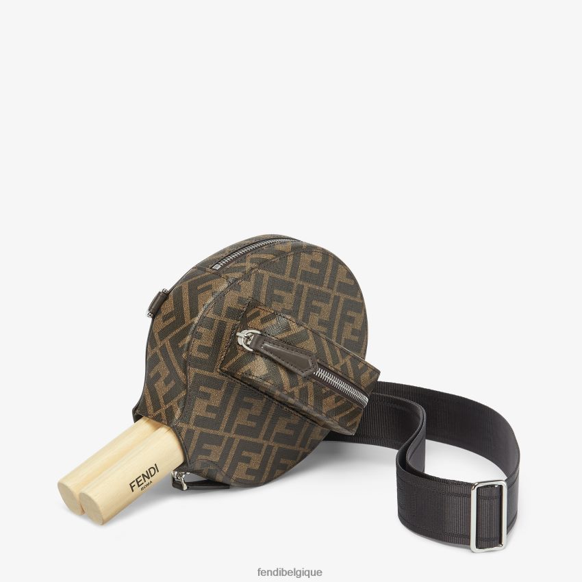 accessoires Fendi ensemble de tennis de table en tissu brun hommes 8X8J2J2502 Fendi Lunette De Soleil