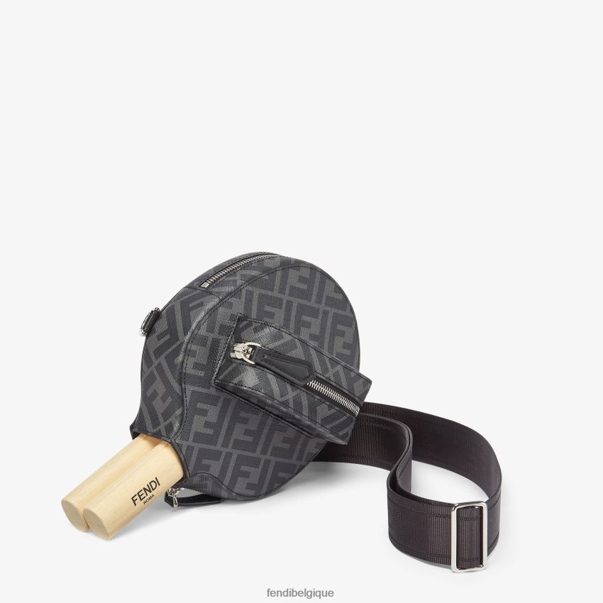accessoires Fendi ensemble de tennis de table en tissu noir hommes 8X8J2J2501 Fendi Belgique