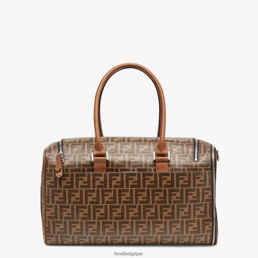 accessoires Fendi cage de transport pour chien en tissu brun hommes 8X8J2J448 Fendi Sac