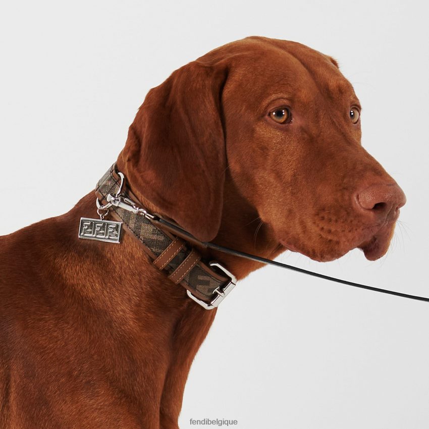 accessoires Fendi col en tissu brun hommes 8X8J2J451 Fendi Sac