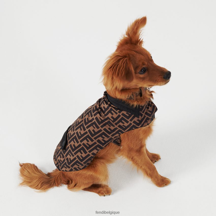 accessoires Fendi manteau pour chien en nylon ff brun hommes 8X8J2J452 Fendi Belgique