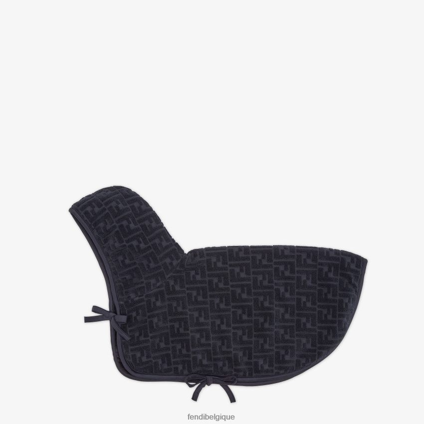 accessoires Fendi peignoir en éponge noir hommes 8X8J2J487 Fendi Sac