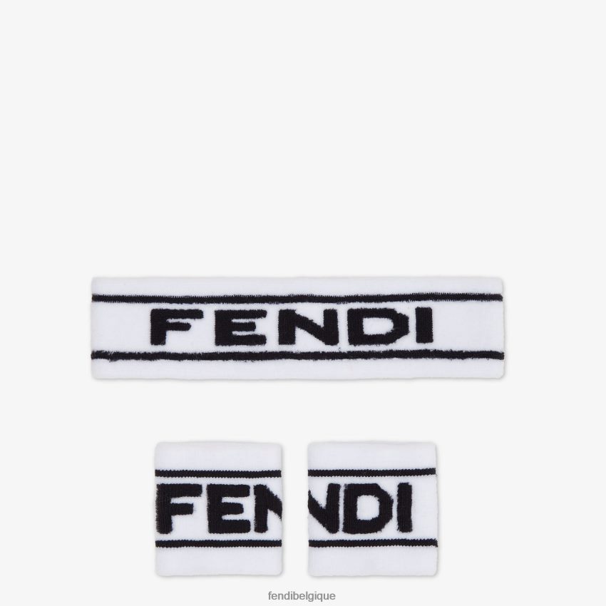 accessoires Fendi ensemble de tennis en éponge blanc hommes 8X8J2J2382 Fendi Lunette De Soleil