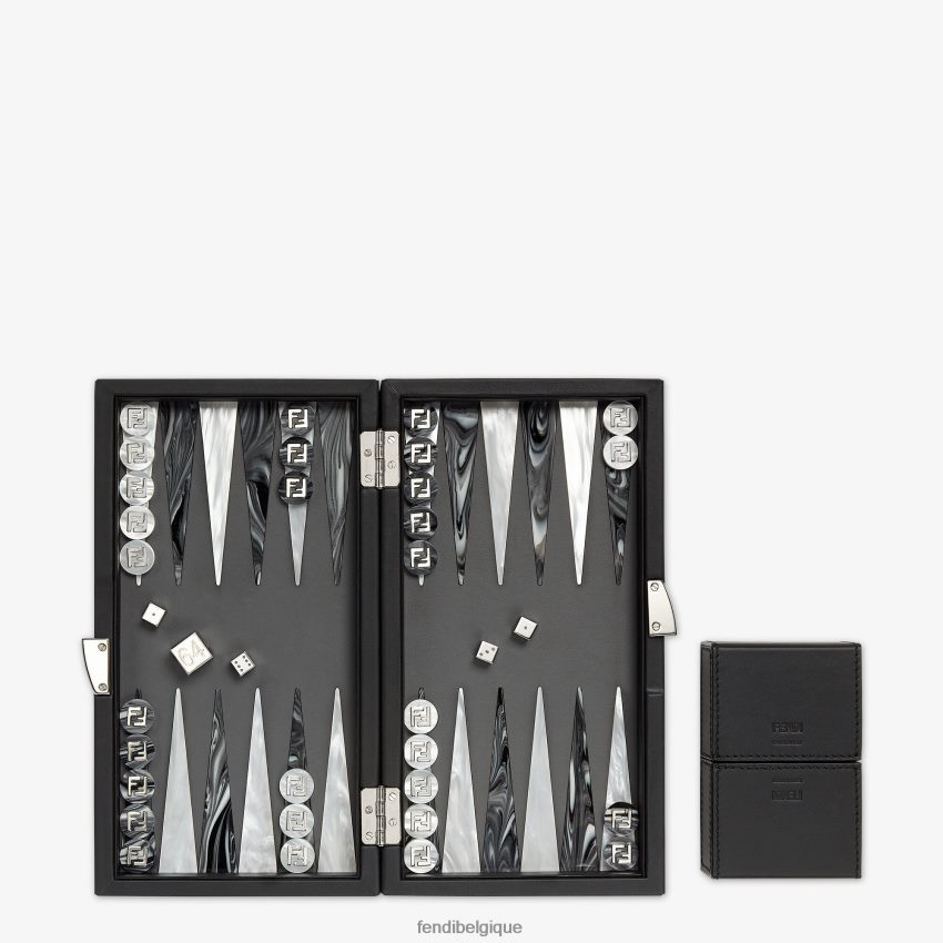 accessoires Fendi jeu de société en tissu noir hommes 8X8J2J2482 Fendi Sac
