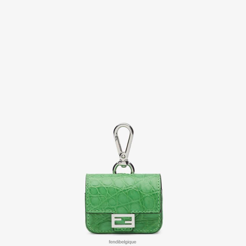 accessoires Fendi charme de caïman vert hommes 8X8J2J2422 Fendi Sac