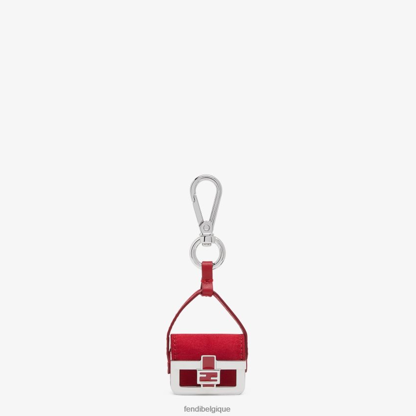 accessoires Fendi charme de soie rouge hommes 8X8J2J2461 Fendi Sac