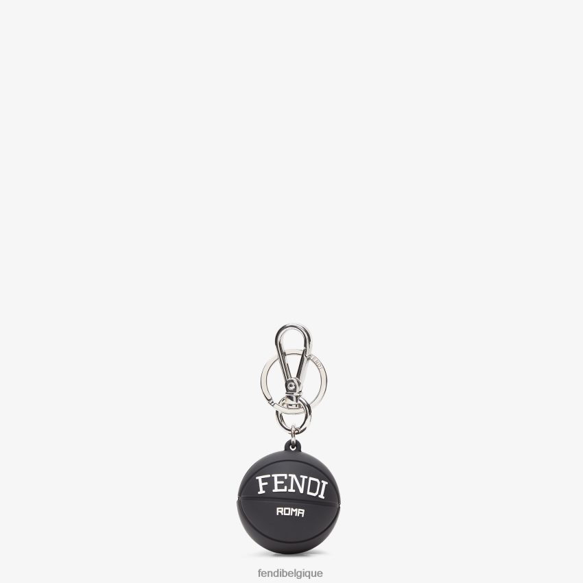 accessoires Fendi charme en caoutchouc noir hommes 8X8J2J2384 Fendi Belgique