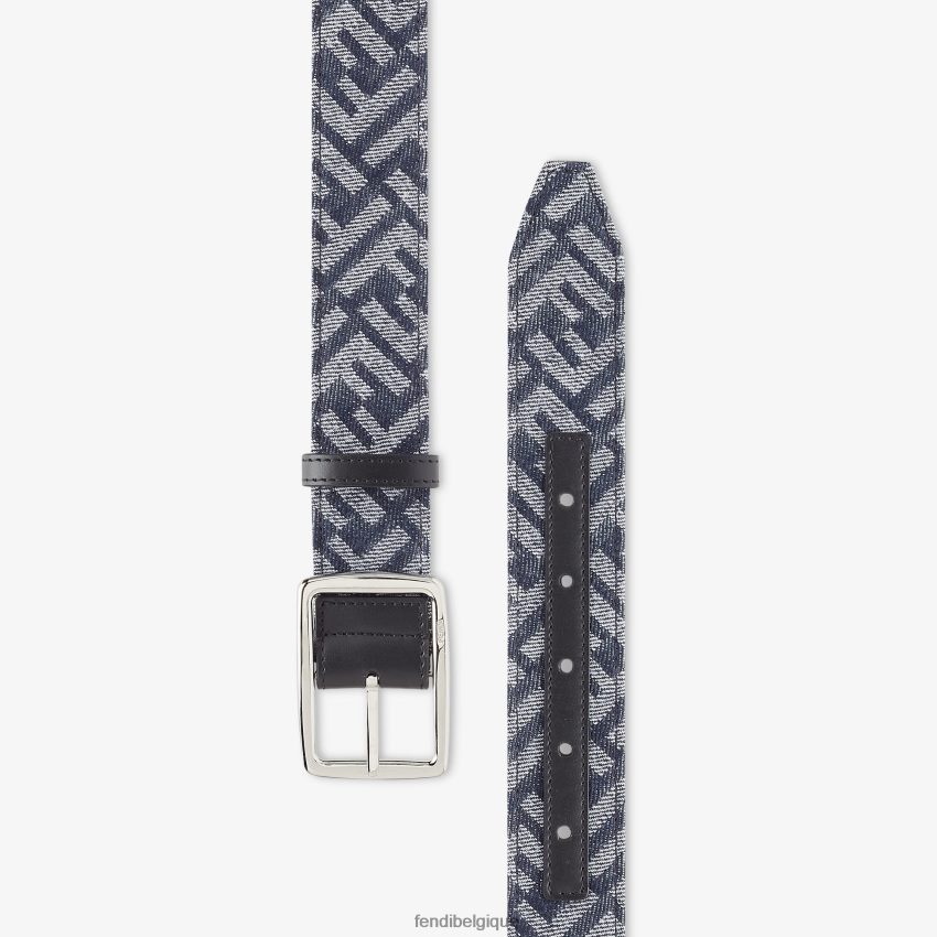 accessoires Fendi ceinture en jean bleu clair hommes 8X8J2J2424 Fendi Lunette De Soleil