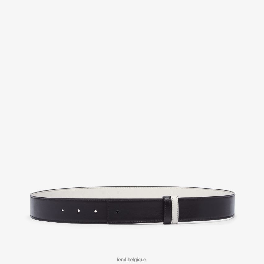 accessoires Fendi ceinture réversible en cuir shadow gris hommes 8X8J2J2553 Fendi Lunette De Soleil