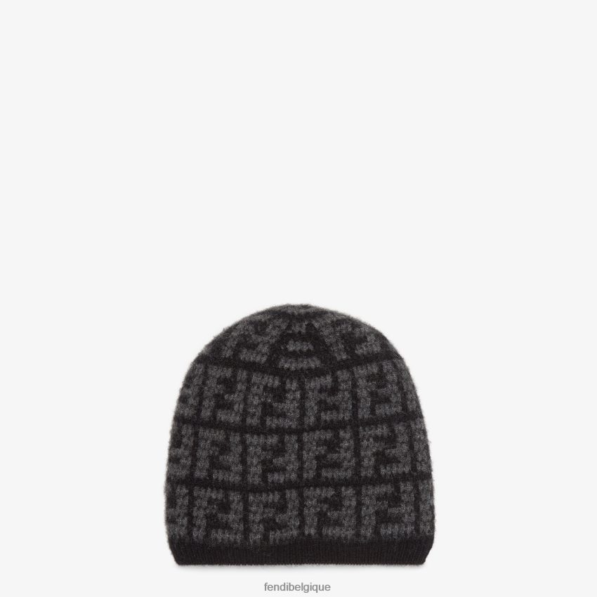 accessoires Fendi calotte en cachemire noir hommes 8X8J2J2443 Fendi Sac