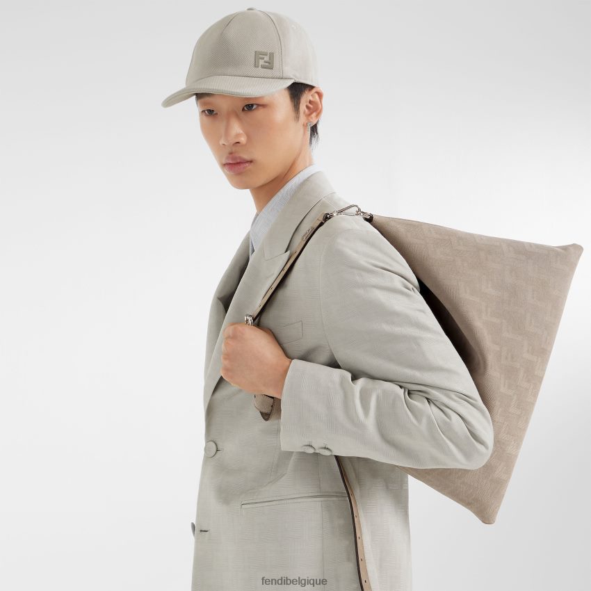 accessoires Fendi casquette de baseball en coton colombe gris hommes 8X8J2J2323 Fendi Sac