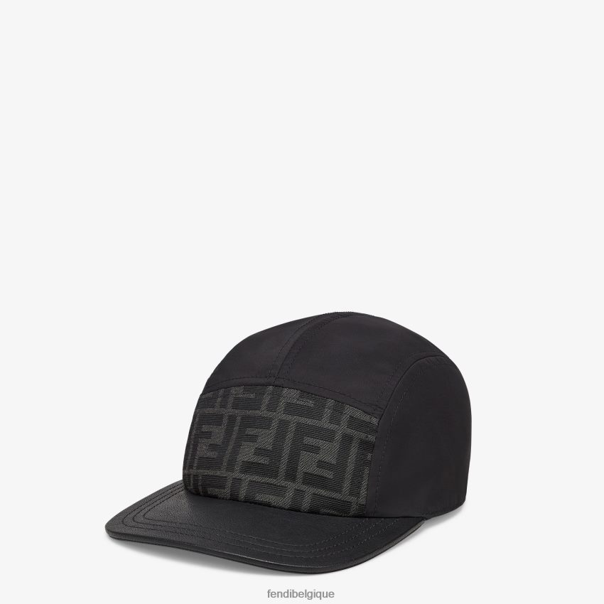 accessoires Fendi casquette de baseball en nylon noir hommes 8X8J2J2327 Fendi Belgique