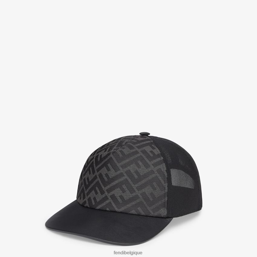 accessoires Fendi casquette de baseball en tissu gris hommes 8X8J2J2390 Fendi Belgique