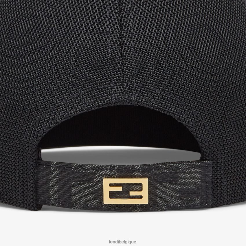 accessoires Fendi casquette de baseball en tissu gris hommes 8X8J2J2390 Fendi Belgique
