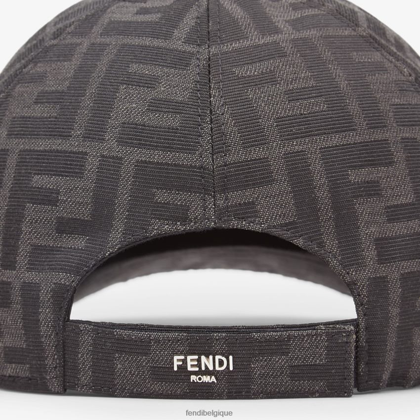 accessoires Fendi casquette de baseball en tissu noir hommes 8X8J2J2326 Fendi Sac
