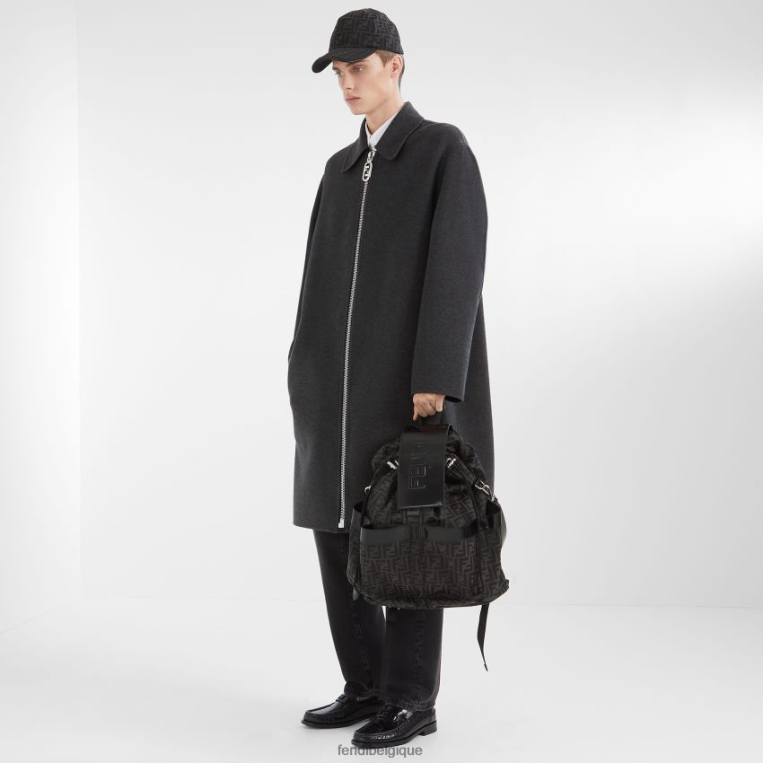 accessoires Fendi casquette de baseball en tissu noir hommes 8X8J2J2326 Fendi Sac