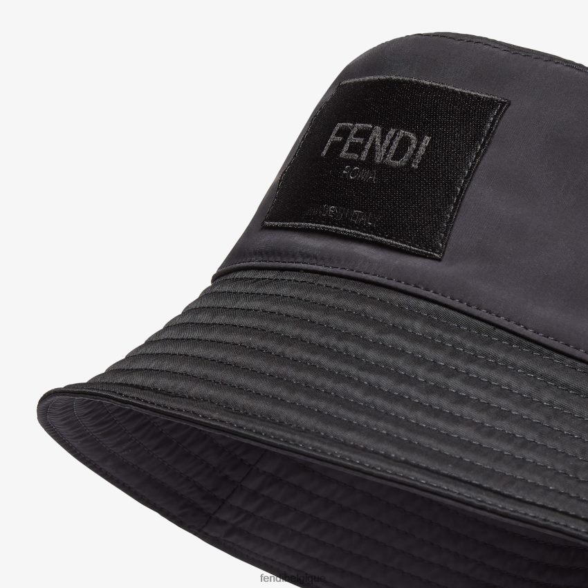 accessoires Fendi chapeau bob en coton noir hommes 8X8J2J2427 Fendi Lunette De Soleil