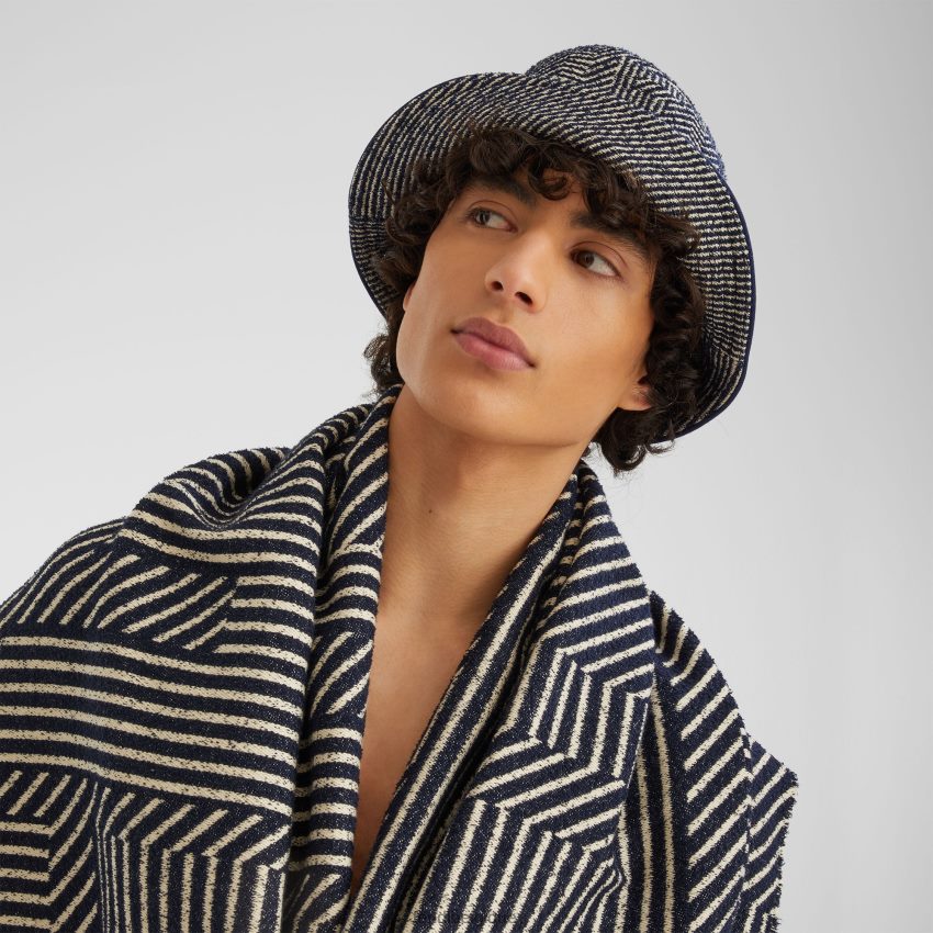 accessoires Fendi chapeau bob en éponge multicolore hommes 8X8J2J2544 Fendi Lunette De Soleil