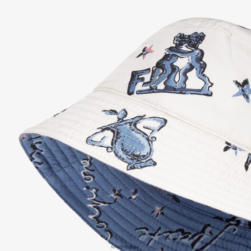 accessoires Fendi chapeau bob en soie multicolore hommes 8X8J2J2401 Fendi Sac