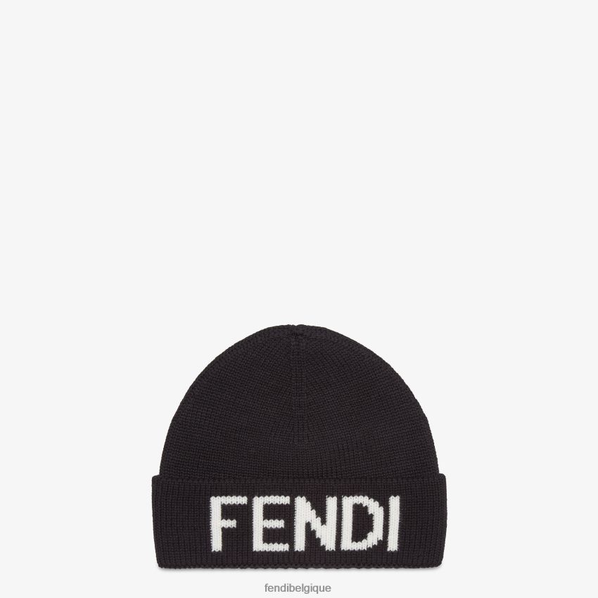 accessoires Fendi chapeau de laine blanc hommes 8X8J2J2528 Fendi Belgique