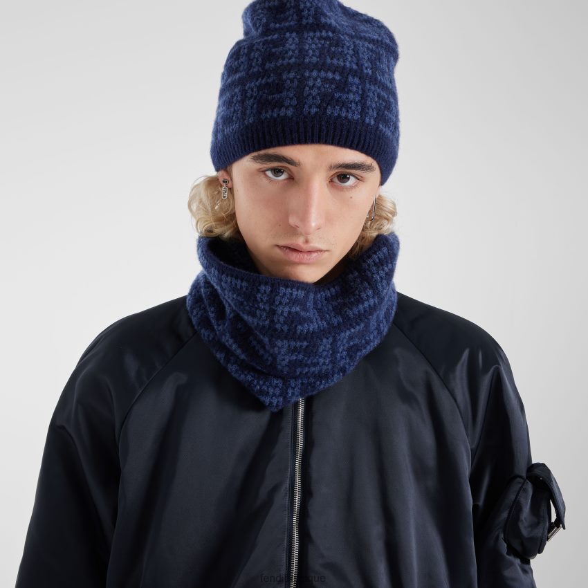 accessoires Fendi col en cachemire bleu hommes 8X8J2J2463 Fendi Lunette De Soleil