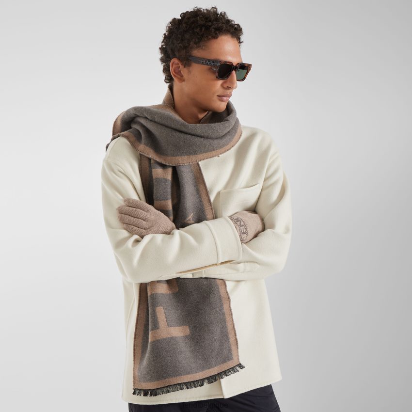 accessoires Fendi écharpe en soie et laine multicolore hommes 8X8J2J2452 Fendi Sac