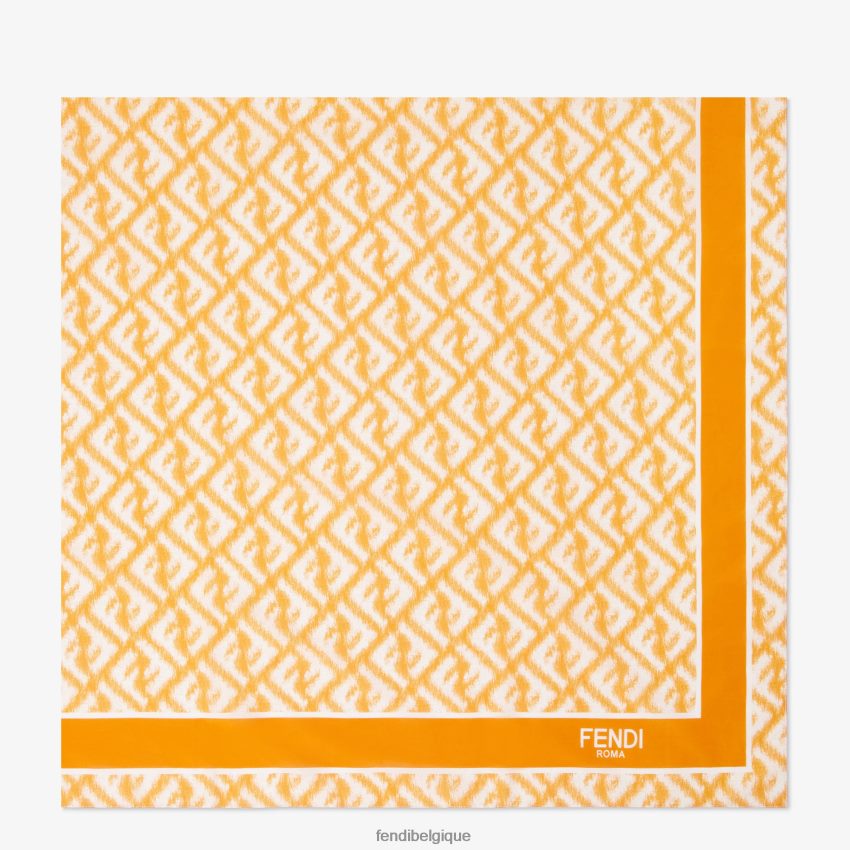 accessoires Fendi paréo en soie et coton multicolore hommes 8X8J2J2076 Fendi Lunette De Soleil