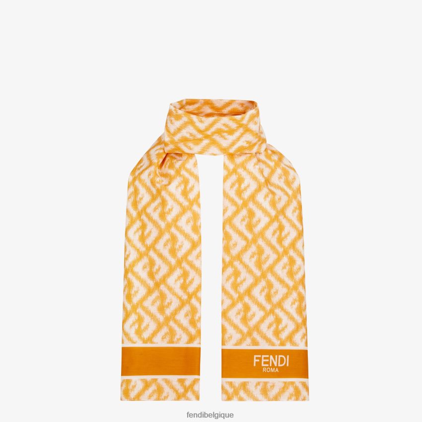 accessoires Fendi paréo en soie et coton multicolore hommes 8X8J2J2076 Fendi Lunette De Soleil