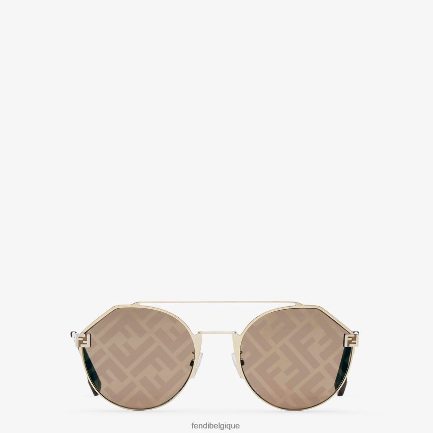 accessoires Fendi lunettes de soleil ciel or hommes 8X8J2J2356 Fendi Sac