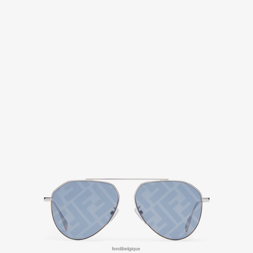 accessoires Fendi lunettes de soleil de voyage gris hommes 8X8J2J2567 Fendi Belgique