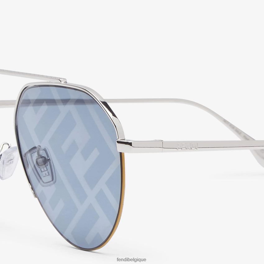 accessoires Fendi lunettes de soleil de voyage gris hommes 8X8J2J2567 Fendi Belgique