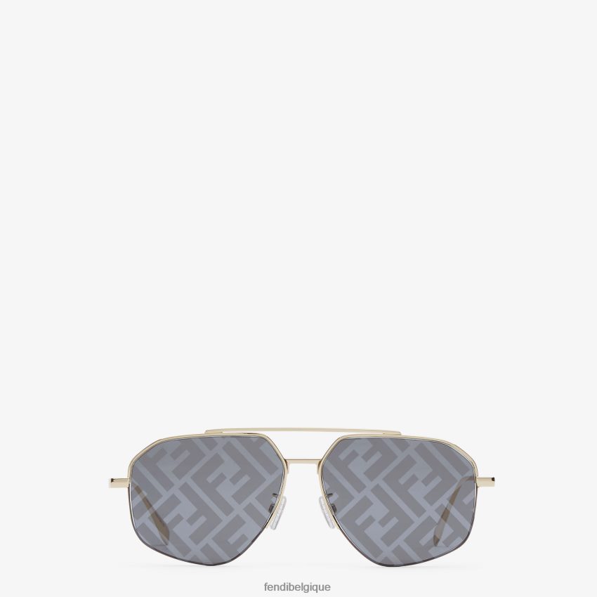 accessoires Fendi lunettes de soleil de voyage or hommes 8X8J2J2372 Fendi Belgique