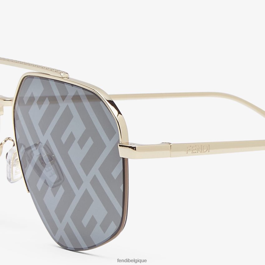 accessoires Fendi lunettes de soleil de voyage or hommes 8X8J2J2372 Fendi Belgique