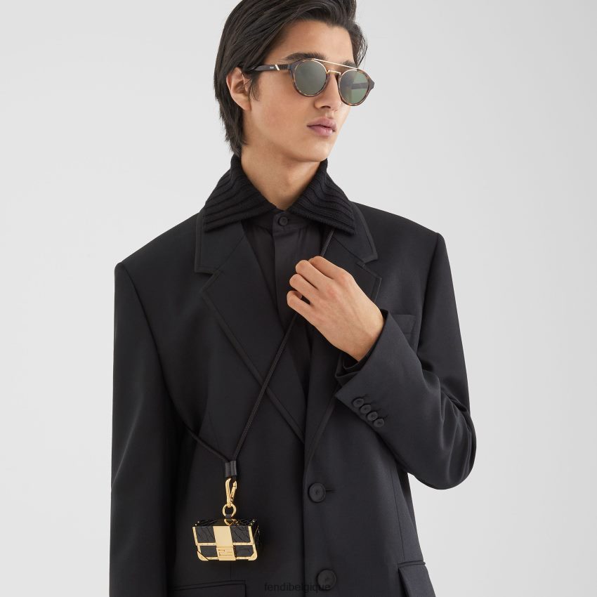 accessoires Fendi lunettes de soleil diagonales beige hommes 8X8J2J2498 Fendi Belgique