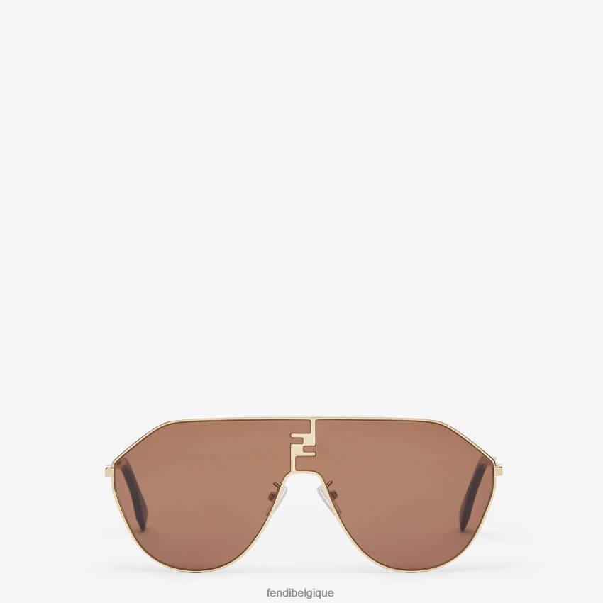 accessoires Fendi lunettes de soleil en métal avec verres mode hommes 8X8J2J2439 Fendi Lunette De Soleil
