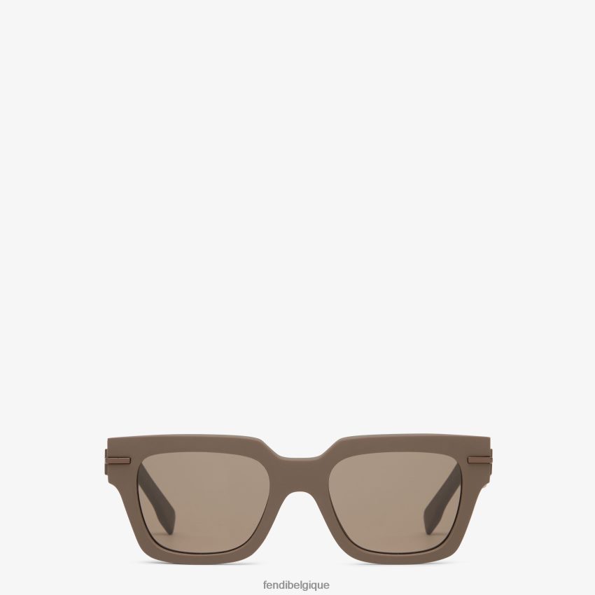 accessoires Fendi lunettes de soleil graphiques en acétate beige hommes 8X8J2J2551 Fendi Sac
