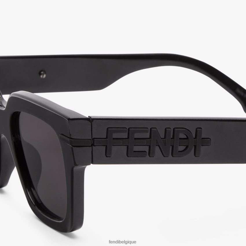 accessoires Fendi lunettes de soleil graphiques en acétate noir hommes 8X8J2J2389 Fendi Sac