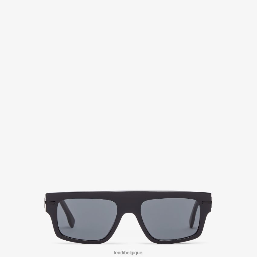 accessoires Fendi lunettes de soleil graphiques en acétate noir hommes 8X8J2J2438 Fendi Belgique