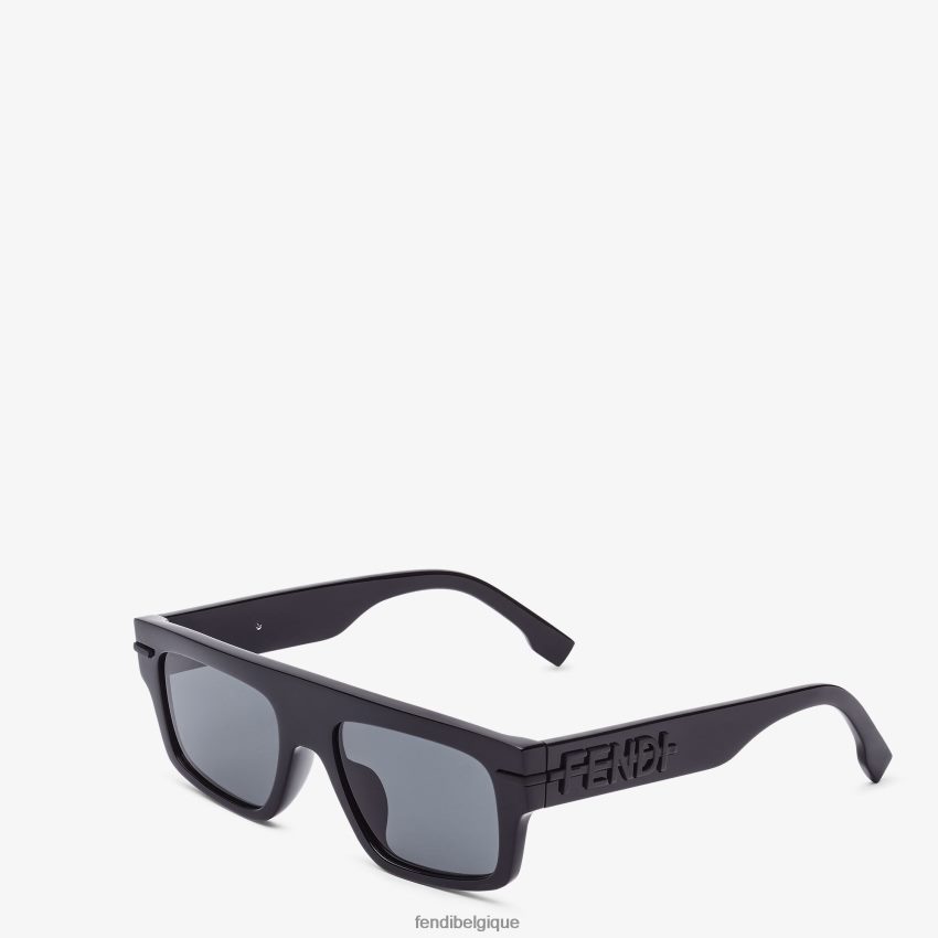 accessoires Fendi lunettes de soleil graphiques en acétate noir hommes 8X8J2J2438 Fendi Belgique