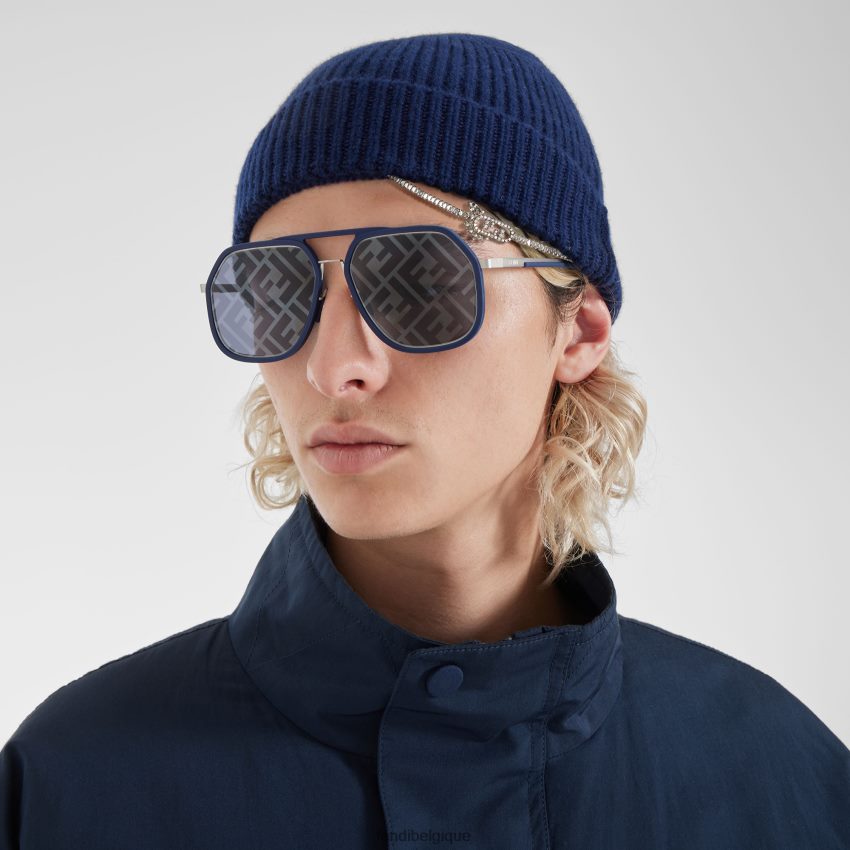 accessoires Fendi lunettes de soleil légères bleu hommes 8X8J2J2474 Fendi Belgique