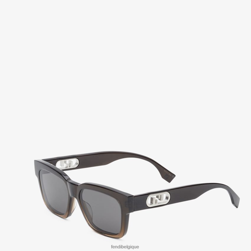 accessoires Fendi lunettes de soleil o\'lock en acétate brun hommes 8X8J2J2548 Fendi Sac