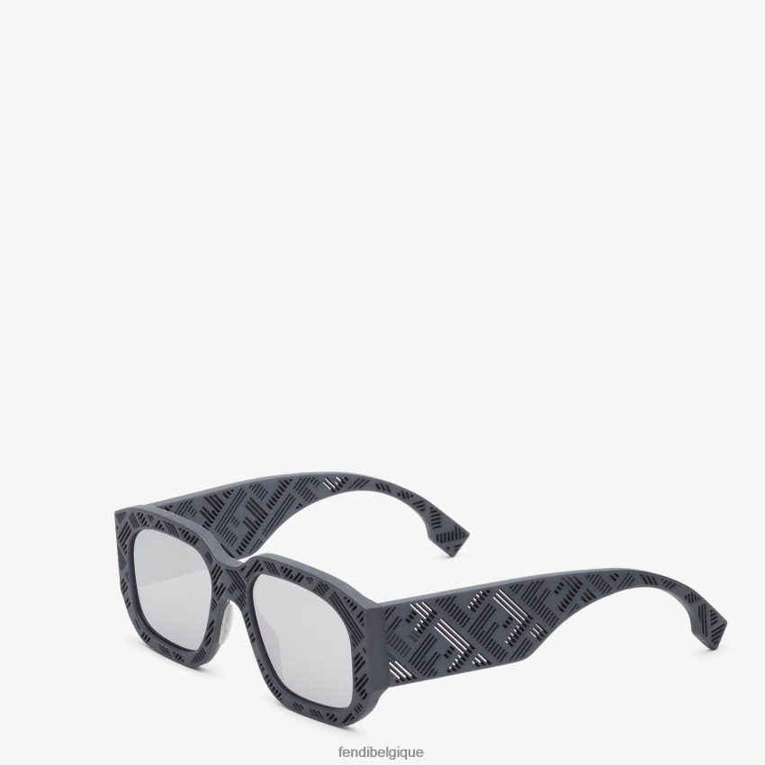 accessoires Fendi lunettes de soleil ombre en acétate gris hommes 8X8J2J2353 Fendi Sac
