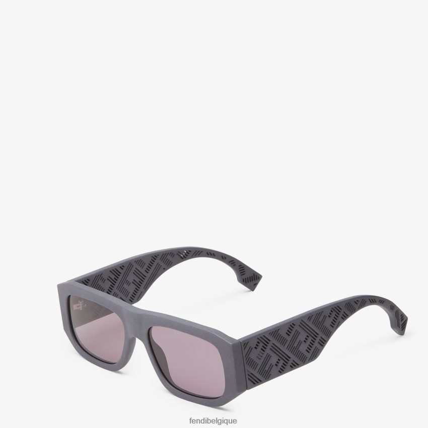 accessoires Fendi lunettes de soleil ombre en acétate gris hommes 8X8J2J2549 Fendi Belgique