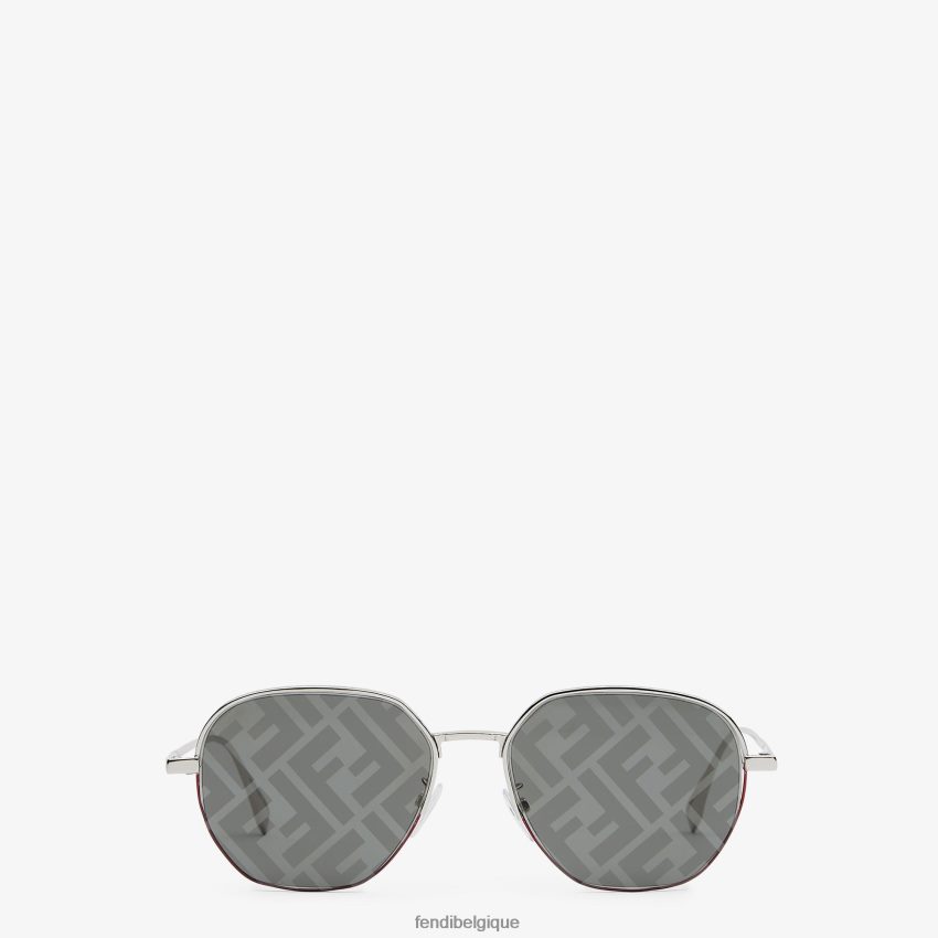 accessoires Fendi lunettes de soleil palladium mode hommes 8X8J2J2373 Fendi Lunette De Soleil