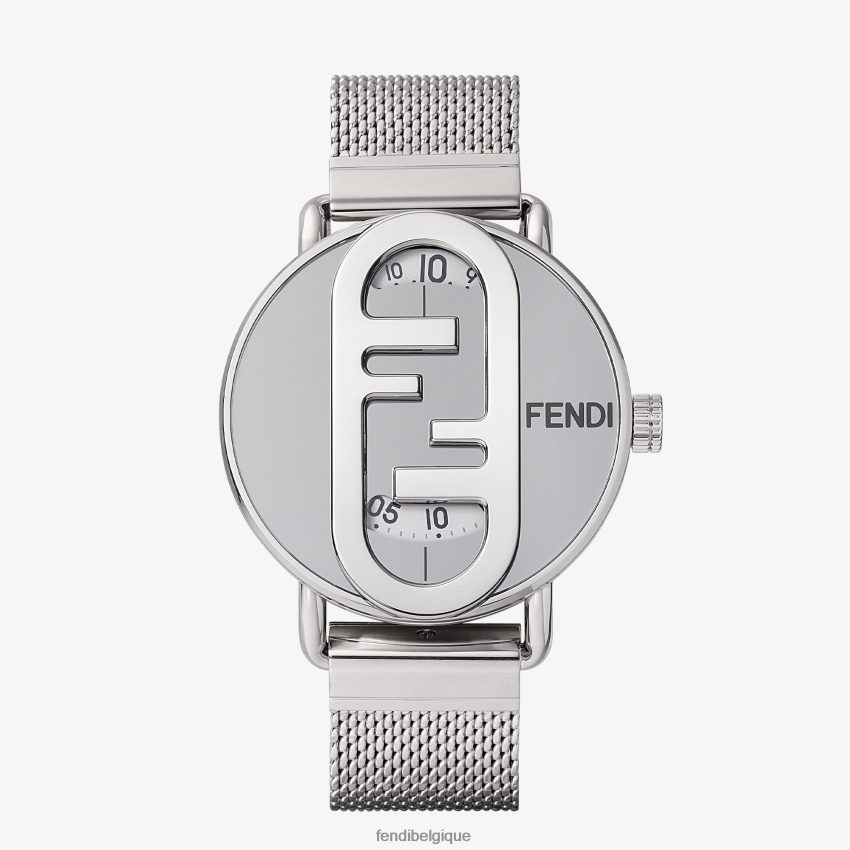 accessoires Fendi 42 mm - montre ronde avec logo o'lock or hommes 8X8J2J2345 Fendi Belgique