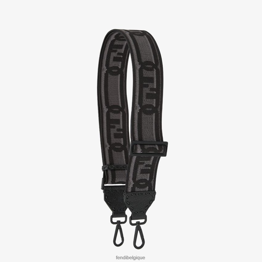 accessoires Fendi bandoulière en ruban gris hommes 8X8J2J2391 Fendi Lunette De Soleil