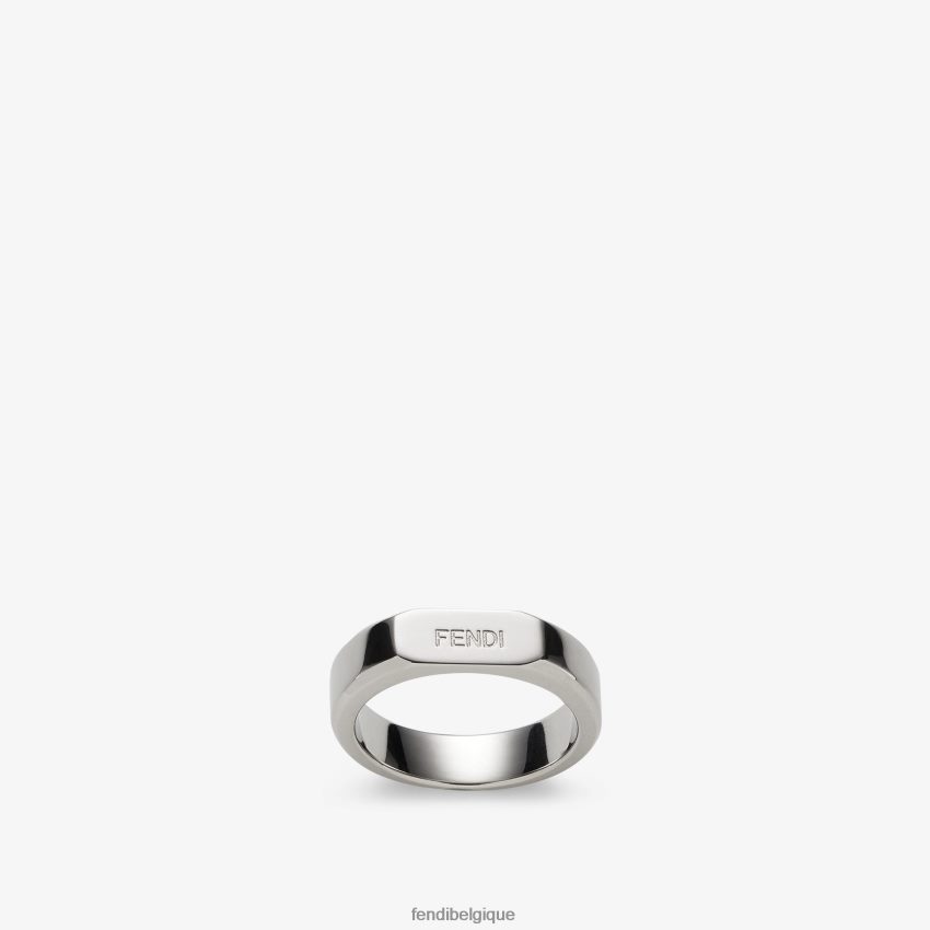 bijoux Fendi anneau argent hommes 8X8J2J2687 Fendi Belgique