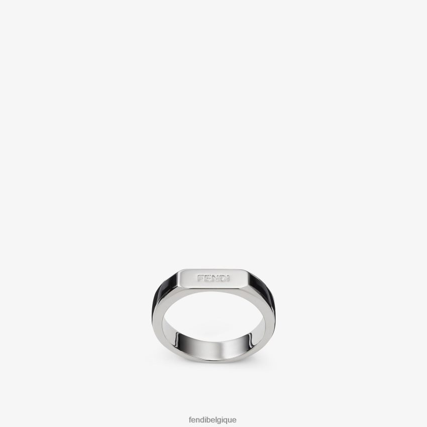 bijoux Fendi bague rom argent hommes 8X8J2J2732 Fendi Belgique