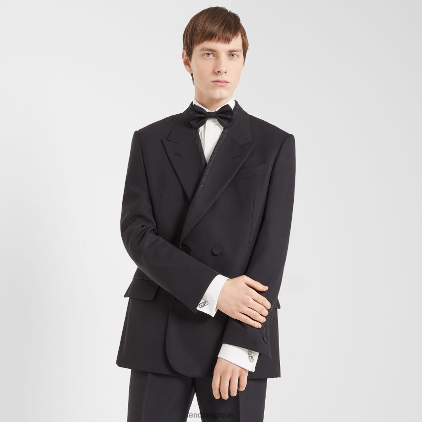 bijoux Fendi boutons de manchette argent hommes 8X8J2J2740 Fendi Sac